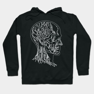 Anatomical human head Hoodie